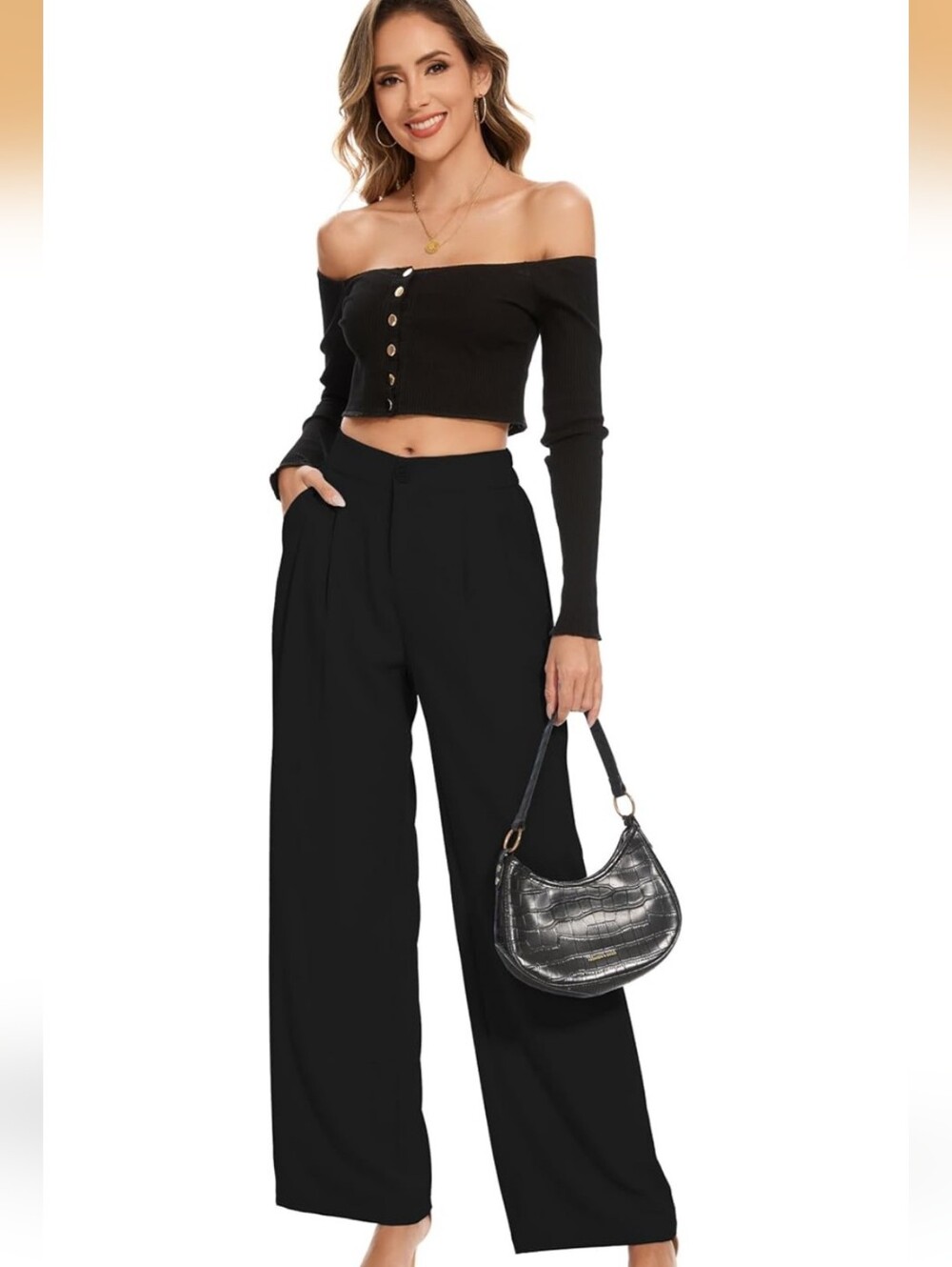 Wide Leg Trousers